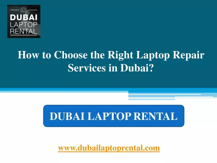 how to choose the right laptop repair services in dubai