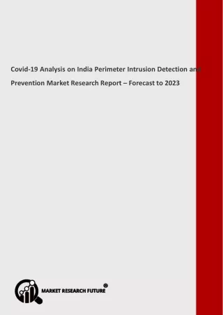 India Perimeter Intrusion Detection and Prevention Industry