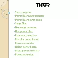 surge protector power filter surge protector