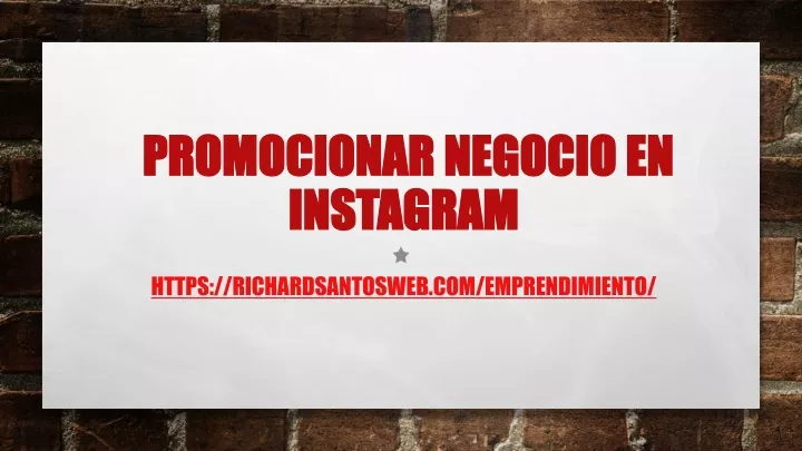 promocionar negocio en instagram
