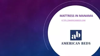mattress in manama
