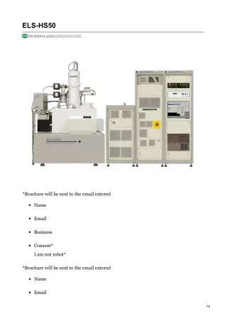 Electron Beam Lithography System HS50