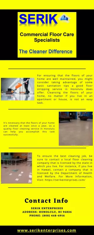 floor polisHIng service Honolulu HI