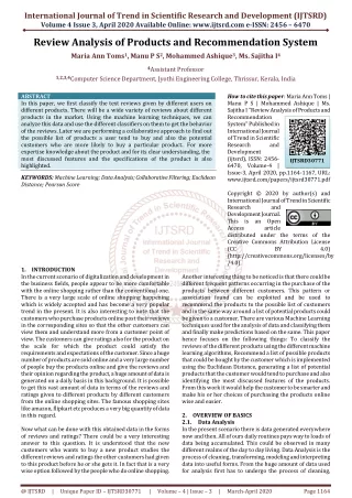 international journal of trend in scientific