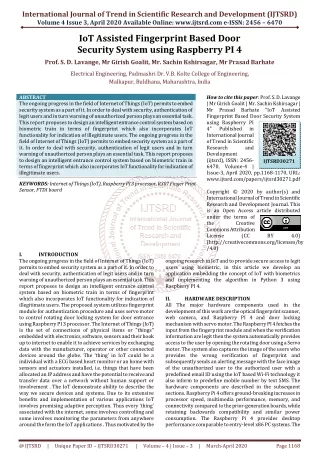 international journal of trend in scientific