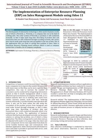 international journal of trend in scientific