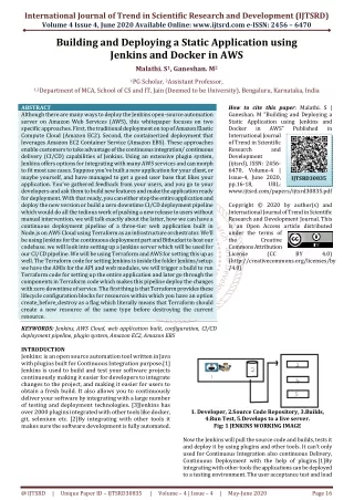 international journal of trend in scientific