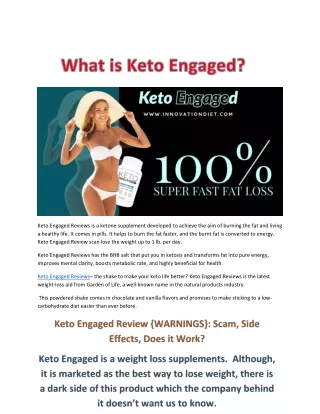 Keto Engaged Reviews