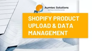 shopify product upload data management