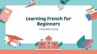 Learning French for Beginners – Language Scoop
