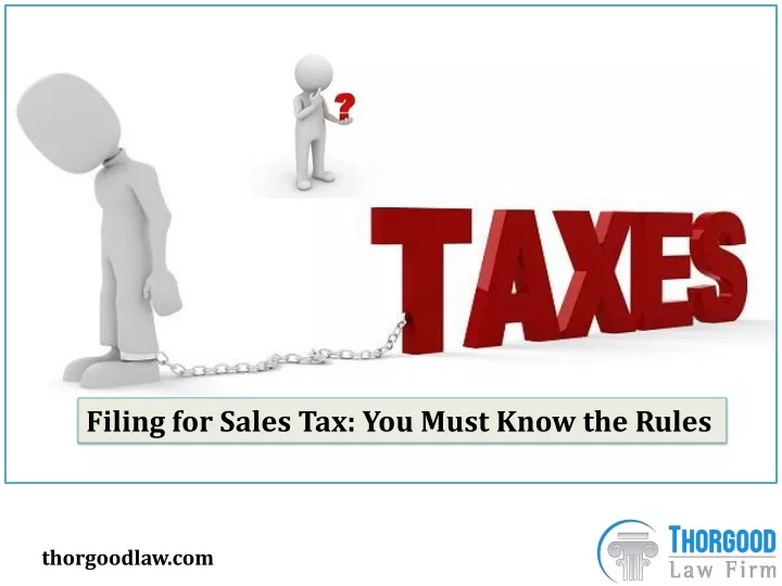 filing for sales tax you must know the rules