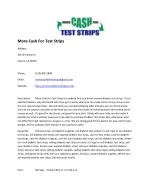 More Cash For Test Strips - slide 1