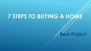 7 Steps to Buying a Home