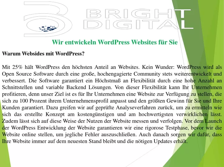 wir entwickeln wordpress websites f r sie