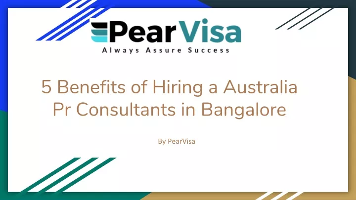 5 benefits of hiring a australia pr consultants in bangalore