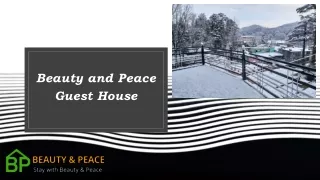 Beauty and Peace deluxe hotel in Dalhousie