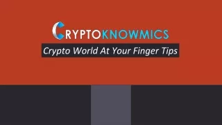 Cryptoknowmics: Crypto World At Your Finger Tips
