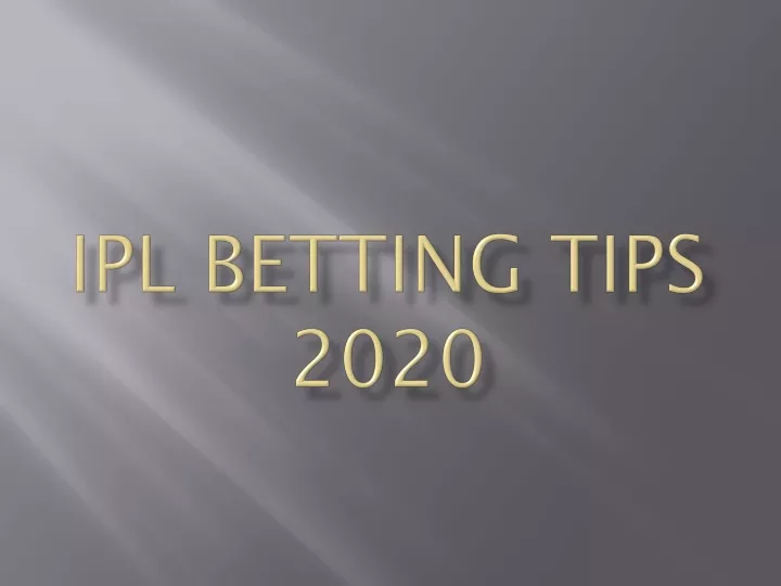ipl betting tips 2020