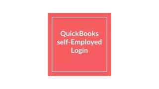 QuickBooks self-Employed login