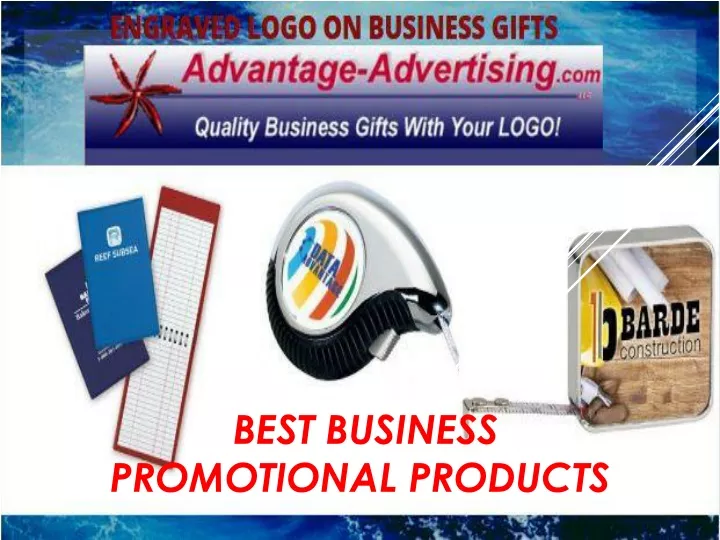 best business promotional products