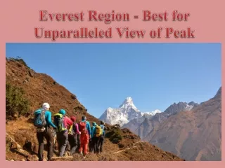 Everest Region - Best for Unparalleled View of Peak
