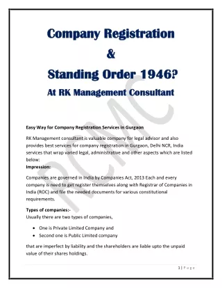 company registration services in gurgaon