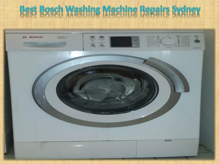best bosch washing machine repairs sydney