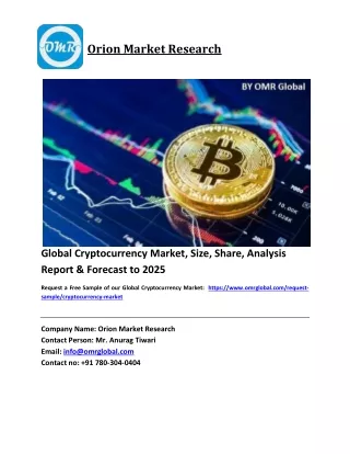 Global Cryptocurrency Market Size, Industry Trends, Share and Forecast 2019-2025