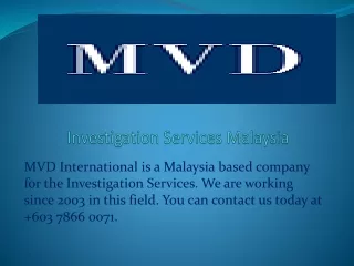 investigation services malaysia