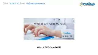 what is cpt code 90791