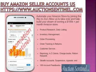 Buy Amazon Seller Accounts US