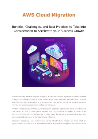 aws cloud migration benefits challenges and best