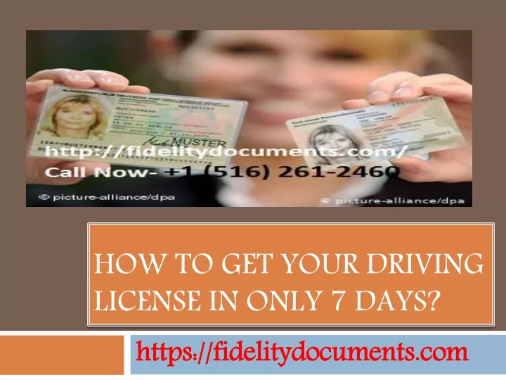 how to get your driving license in only 7 days
