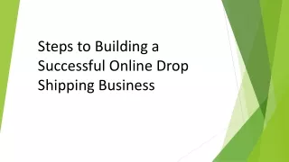 Online dropshipping system