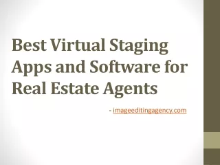 Best Virtual Staging Apps and Software for Real Estate Agents