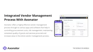 Streamlined Vendor Management Process with Axonator