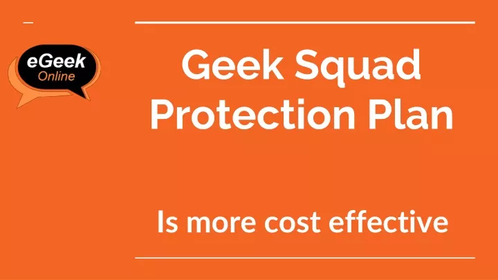 geek squad protection plan