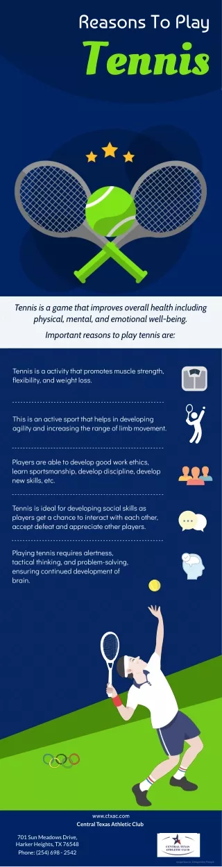 Reasons To Play Tennis