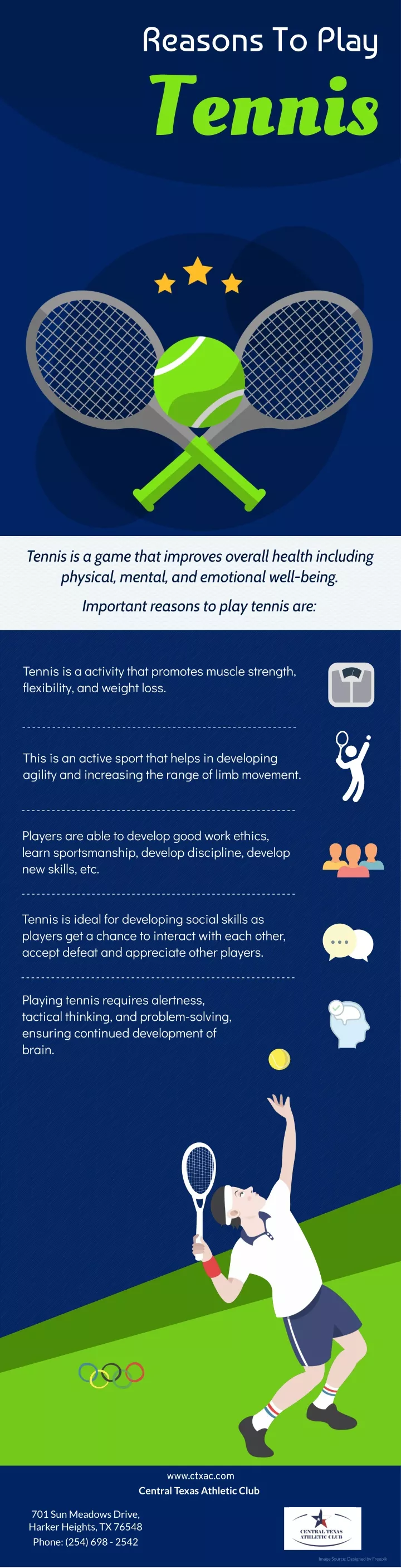 reasons to play tennis