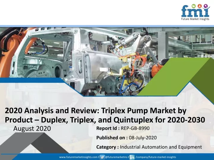 2020 analysis and review triplex pump market