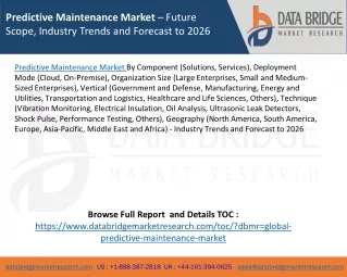 predictive maintenance market future scope