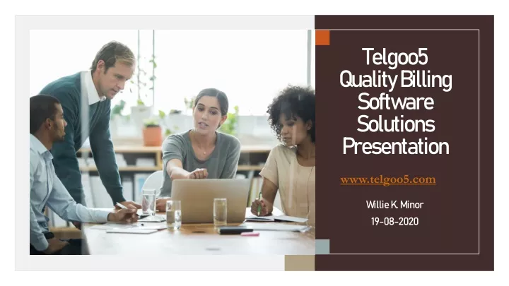 telgoo5 quality billing software solutions presentation