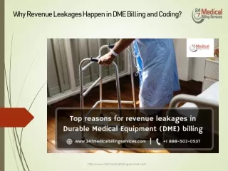 why revenue leakages happen in dme billing and coding