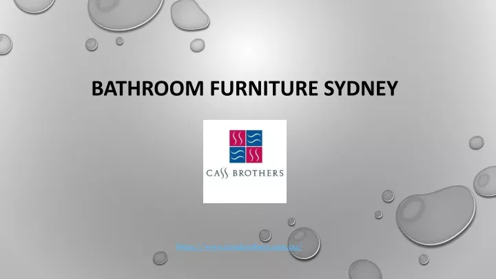 bathroom furniture sydney