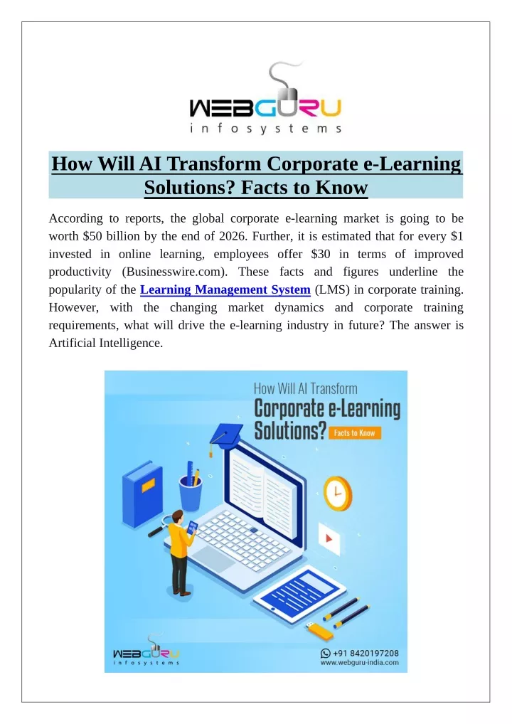 how willai transform corporate e learning