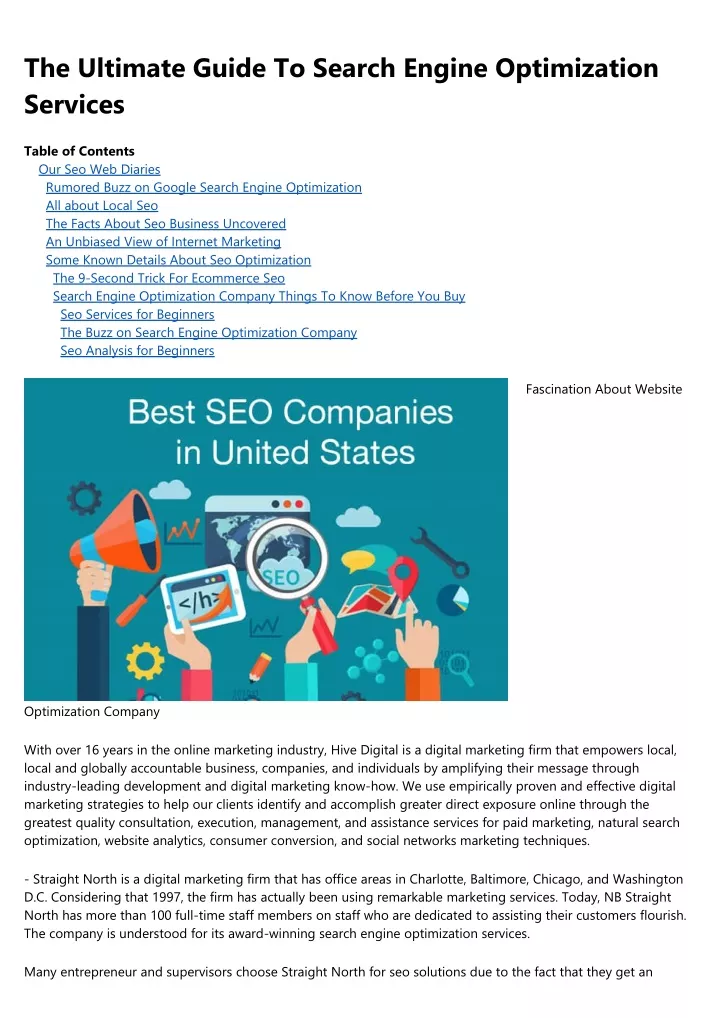 the ultimate guide to search engine optimization