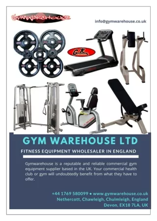 Procure Commercial Gym Equipment UK from the Leading Source