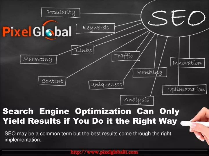 search engine optimization can only yield results