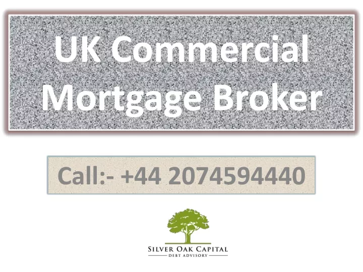uk commercial mortgage broker