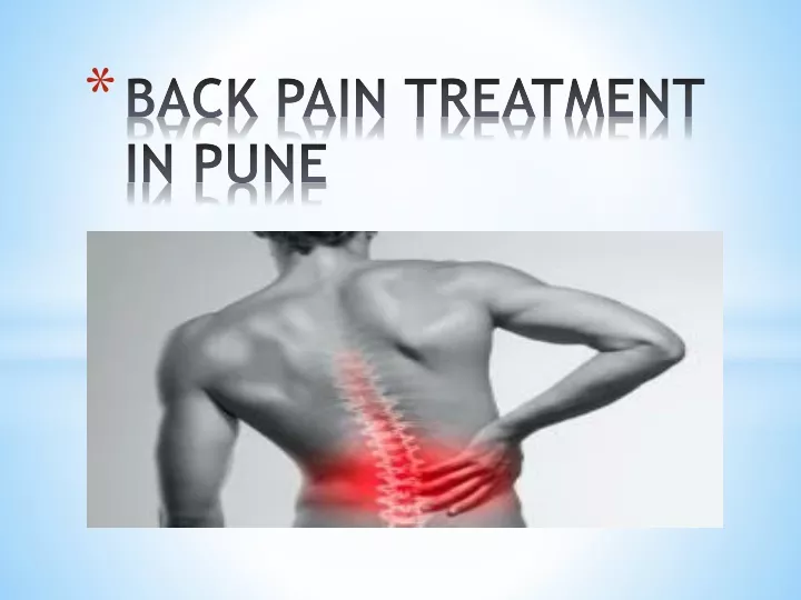 back pain treatment in pune